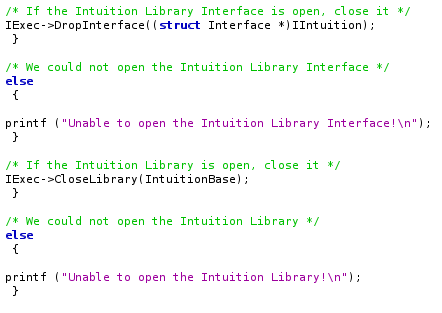 Amiga Editor - Open Libraries CLOSING